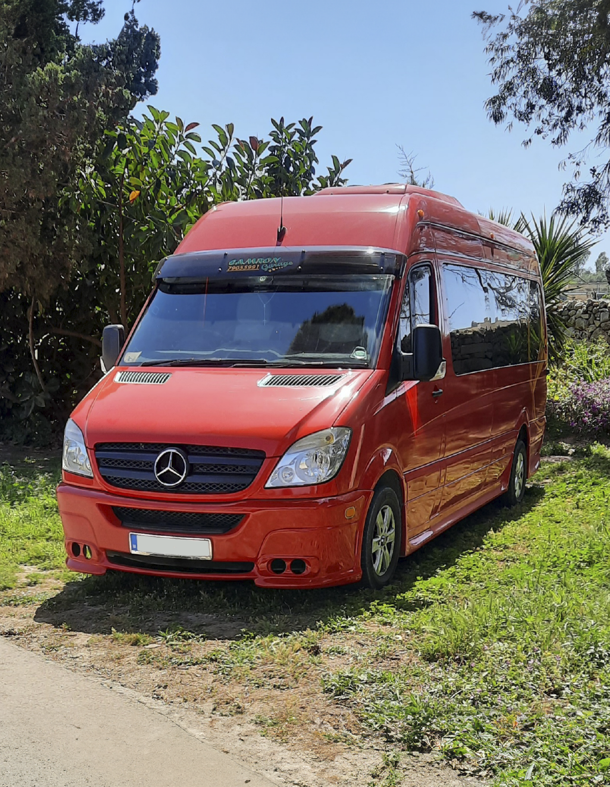 red van malta transfers transport